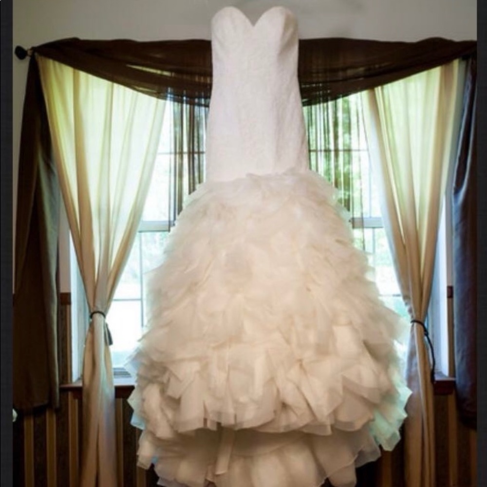 Stefan Jolie European Lace & Organza Wedding Gown